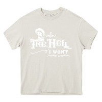 Cream the hell i won't cowgirl western Heavy Core Tee - linhVisuals