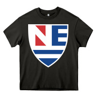 Asphalt new england college shield vectorized Heavy Core Tee - linhVisuals
