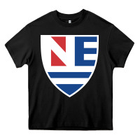 Black new england college shield vectorized Heavy Core Tee - linhVisuals