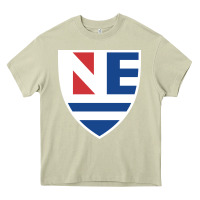 Mossy new england college shield vectorized Heavy Core Tee - linhVisuals