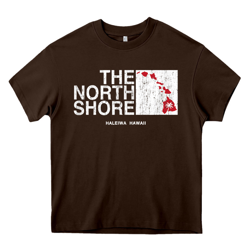 Hawaii Islands North Shore Haleiwa Vintage Style T Shirt Heavy Core Tee by linhVisuals | Teevron