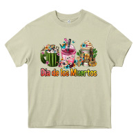Mossy Mexican Día De Los Muertos Coffee Cups Heavy Core Tee - FaDigitalArtStudio