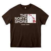 Chocolate Brown hawaii islands north shore haleiwa vintage style t shirt Heavy Core Tee - linhVisuals