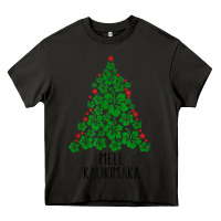Hawaiian Christmas Tree Mele Kalikimaka Hawaii Tropical T Shirt Heavy Core Tee | Teevron