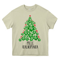 Mossy hawaiian christmas tree mele kalikimaka hawaii tropical t shirt Heavy Core Tee - linhVisuals