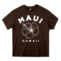 Hawaii Flower For Women Hibiscus Maui Hawaii T Shirt Heavy Core Tee | Teevron