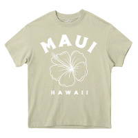 Mossy hawaii flower for women hibiscus maui hawaii t shirt Heavy Core Tee - linhVisuals