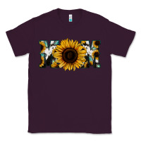 Plum Sunflower Cowhide Mom Classic Tee - Jasminsmagicworld