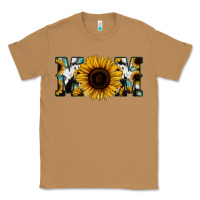 Sunflower Cowhide Mom Classic Tee | Teevron