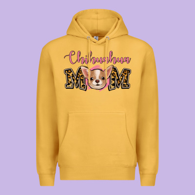 Chihuahua Mom Premium Hoodie Designed By Jasminsmagicworld