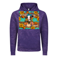 Cloud Purple Cow fall pumpkin Vintage Hoodie - Artiststas