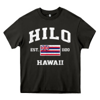 Asphalt hilo hawaii hi vintage state athletic style t shirt Heavy Core Tee - linhVisuals
