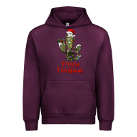 Mauve Wine merry christmas cactus Urban Hoodie - RanaPortraitStore