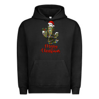 Pigment Black merry christmas cactus Urban Hoodie - RanaPortraitStore