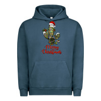 Pigment Midnight Navy merry christmas cactus Urban Hoodie - RanaPortraitStore