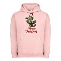 Pigment Salmon merry christmas cactus Urban Hoodie - RanaPortraitStore