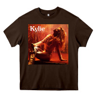Chocolate Brown kylie minoque golden tour 2022 Heavy Core Tee - linhVisuals