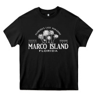Marco Island Fl Florida's Last Paradise Paradise Coast Raglan Baseball Heavy Core Tee | Teevron