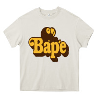 Cream baby bape Heavy Core Tee - linhVisuals