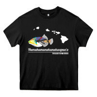 Black humuhumunukunukuapua'a hawaii state fish t shirt Heavy Core Tee - linhVisuals