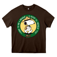 Chocolate Brown beagle scout patrol wood badge Heavy Core Tee - linhVisuals