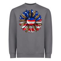 Storm american flag leopard Heavyweight Sweatshirt - RanaPortraitStore