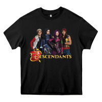 Black descendants poster Heavy Core Tee - linhVisuals