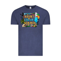 Vintage Denim name spooky summer vibes Vintage Tee - CowhideDigitalArt