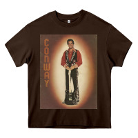 Chocolate Brown conway twitty concert tour progra Heavy Core Tee - linhVisuals