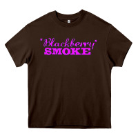 Chocolate Brown blackberry smoke 6 Heavy Core Tee - linhVisuals