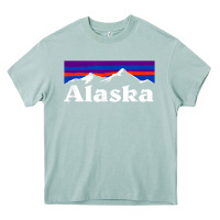 Arona alaska retro vintage mountains & outdoors wilderness state Heavy Core Tee - linhVisuals