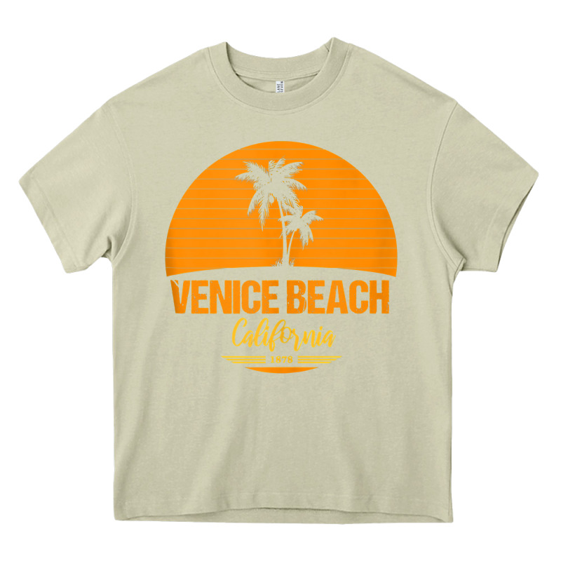 California Venice Beach Tank Top Heavy Core Tee by linhVisuals | Teevron