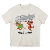 Cream gus gus Cinderella Heavy Core Tee - linhVisuals