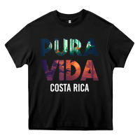 Black costa rica pura vida toucan tropical surf beach vibes tank top Heavy Core Tee - linhVisuals