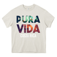 Cream costa rica pura vida toucan tropical surf beach vibes tank top Heavy Core Tee - linhVisuals