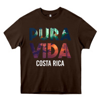 Costa Rica Pura Vida Toucan Tropical Surf Beach Vibes Tank Top Heavy Core Tee | Teevron