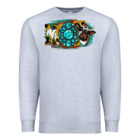 Heather Grey Moo Mothers Premium Sweatshirt - Jasminsmagicworld