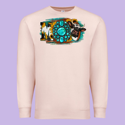 Moo Mothers Premium Sweatshirt Designed By Jasminsmagicworld