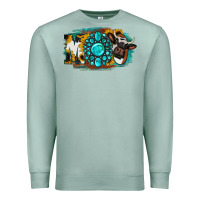 Seafoam Moo Mothers Premium Sweatshirt - Jasminsmagicworld