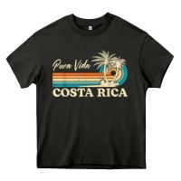 Asphalt costa rica retro beach vacation costa rica souvenir beach t shirt Heavy Core Tee - linhVisuals