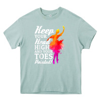 Arona ballet dancer keep head high toes pointed ballerina teacher Heavy Core Tee - linhVisuals