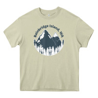 Mossy bainbridge island wa mountains hiking climbing camping Heavy Core Tee - linhVisuals