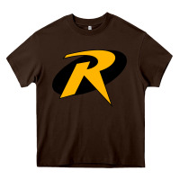 Chocolate Brown Robin Heavy Core Tee - linhVisuals