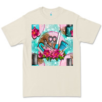 Bone nail tools and polish with flowers and tooled leather seamless pattern Premium Tee - BundleAndBundleShop