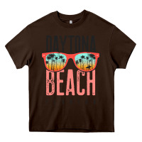 Chocolate Brown daytona beach shirt florida summer vacation surfing daytona sweatshirt Heavy Core Tee - linhVisuals
