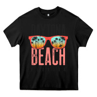 Daytona Beach Shirt Florida Summer Vacation Surfing Daytona Sweatshirt Heavy Core Tee | Teevron