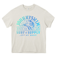 Cream JOHNNYSWIM Müṡïc Cṏǹcert Heavy Core Tee - linhVisuals