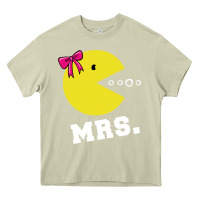 Mossy Mrs Pacman Heavy Core Tee - linhVisuals