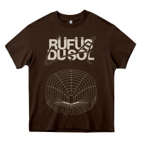 Chocolate Brown rüfus dusol LA Heavy Core Tee - linhVisuals