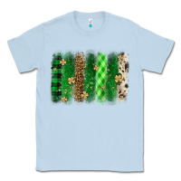 Dusty Blue St. Patrick's Day brushstroke Classic Tee - OliviaCreatesArt
